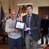 Barisone (5° Assoluto) con il Sindaco di Castelletto